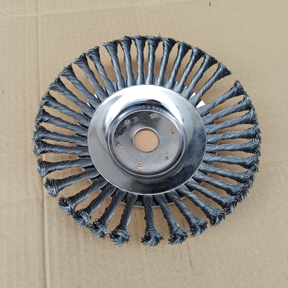 Disco de alambre de acero para eliminar malas hierbas