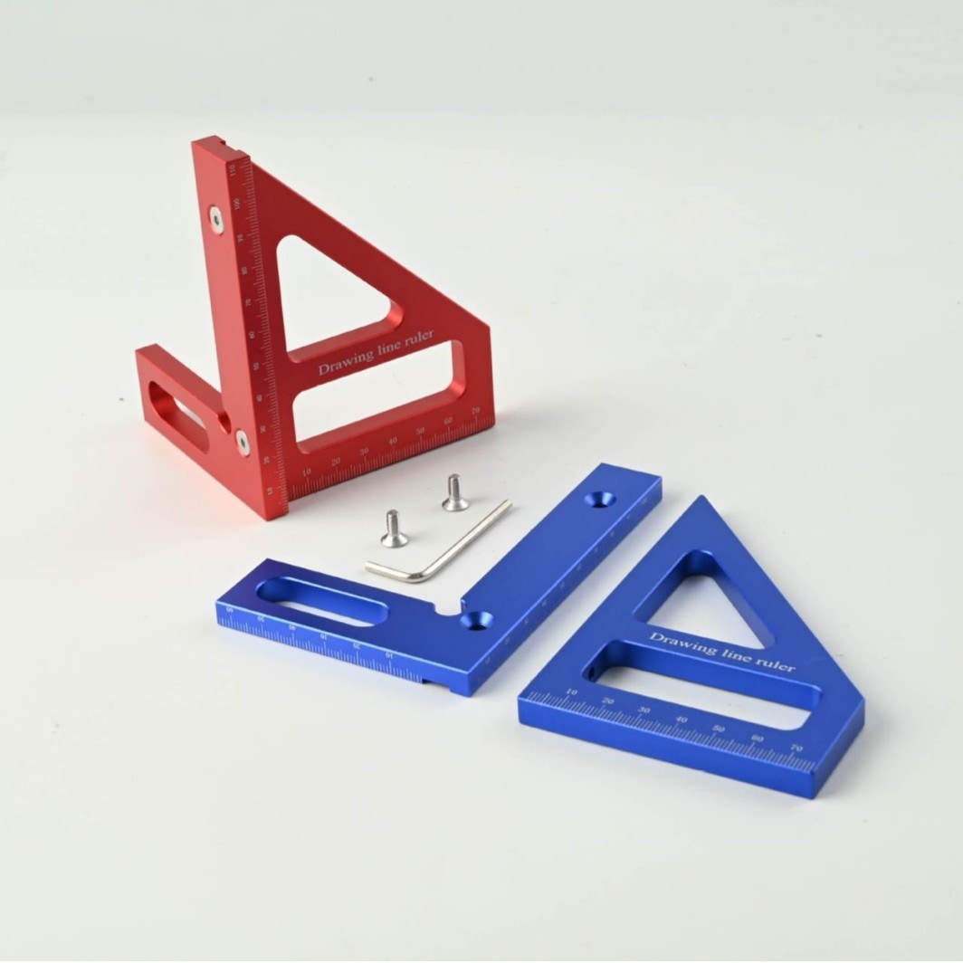Detachable Aluminium Alloy Woodworking Triangle Square