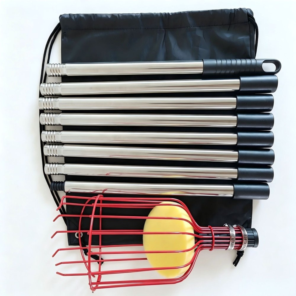 Obstpflücker mit mehrteiligem Stiel