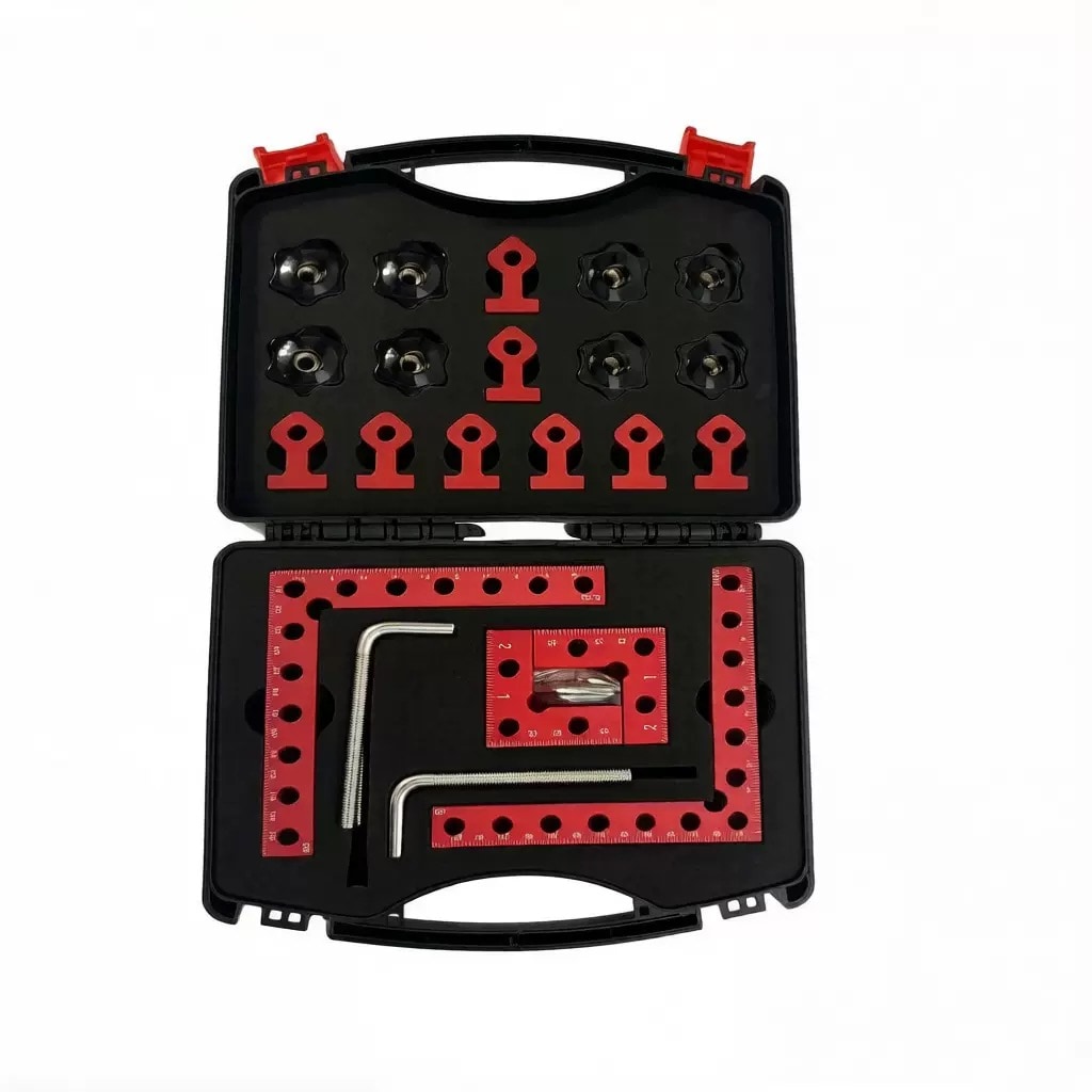 Aluminium Alloy Woodworking Right Angle Clamp Set