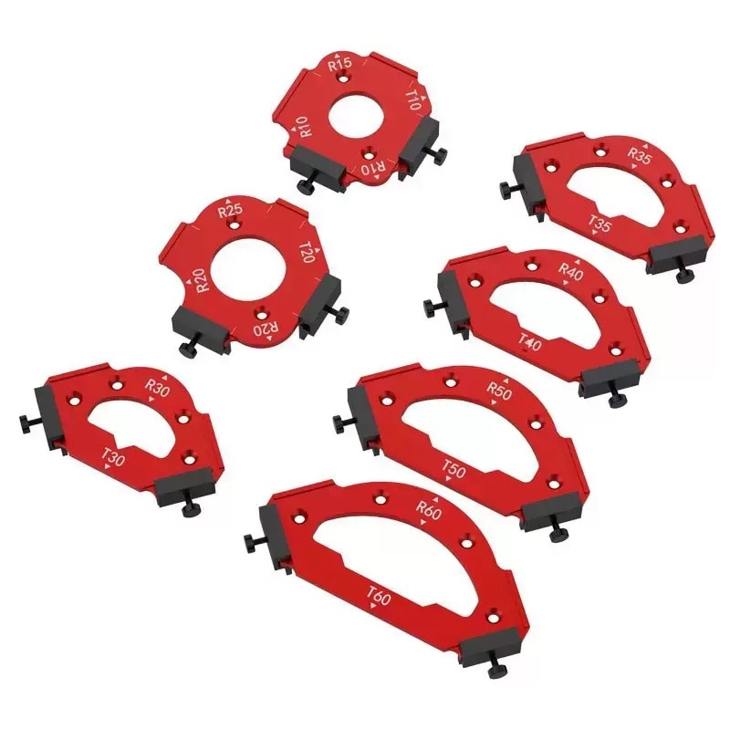 Aluminium Alloy Woodworking Corner Radius Router Jig