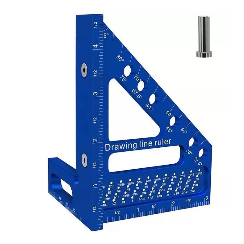 Aluminium Alloy Multi-Angle Hole Marking Square