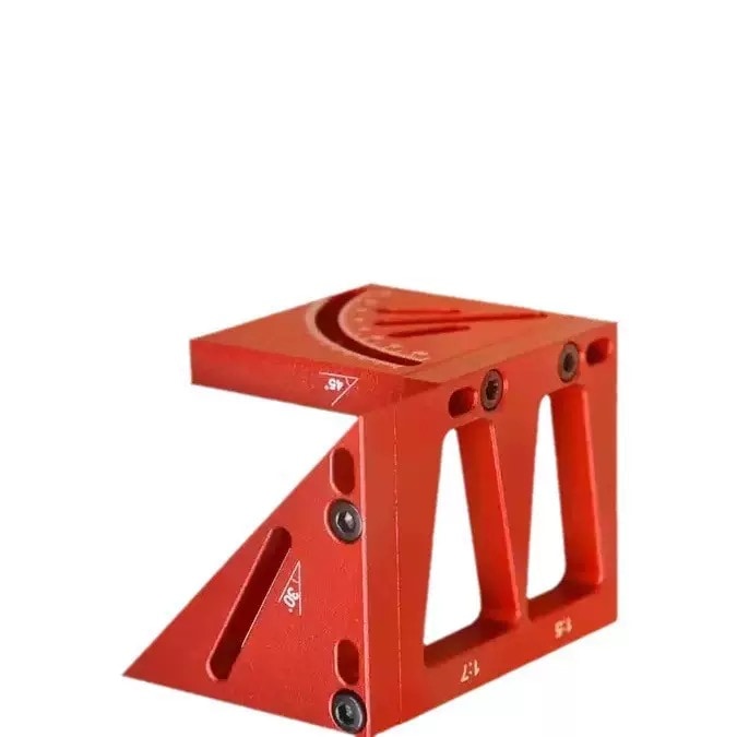 3-Piece Aluminium Alloy Dovetail & Angle Marking Ruler
